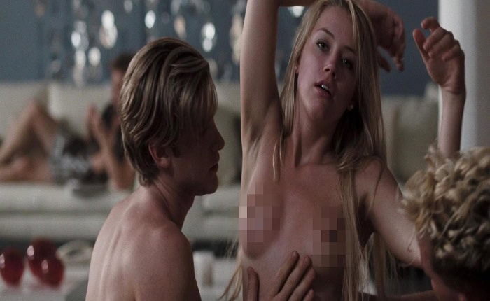 Amber Heard Nude Scenes – The Informers (2008)