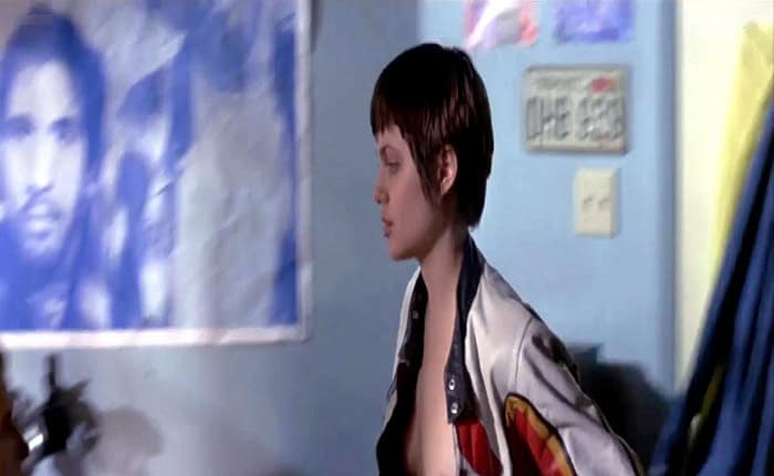 Angelina Jolie nude in Hackers (1995)