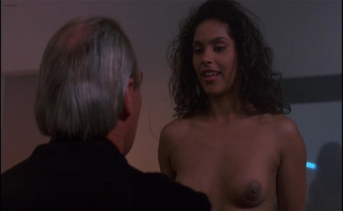 Vanity nude, Sharon Stone in Action Jackson (1988)
